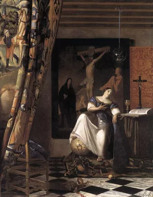 The Allegory of the Faith by Johannes Vermeer Oil Painting Reproduction