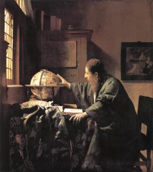 The Astronomer by Johannes Vermeer Oil Painting Reproduction