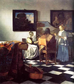The Concert by Johannes Vermeer Oil Painting Reproduction