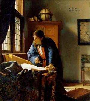 The Geographer by Johannes Vermeer Oil Painting Reproduction
